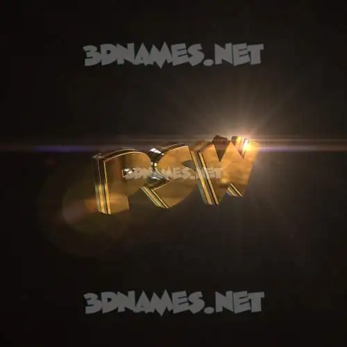 psw in Golden Sparkle style - 3D name wallpaper psw in Golden Sparkle style - 3D name wallpaper