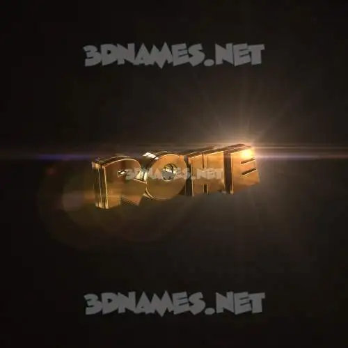 rohe in Golden Sparkle style - 3D name wallpaper rohe in Golden Sparkle style - 3D name wallpaper