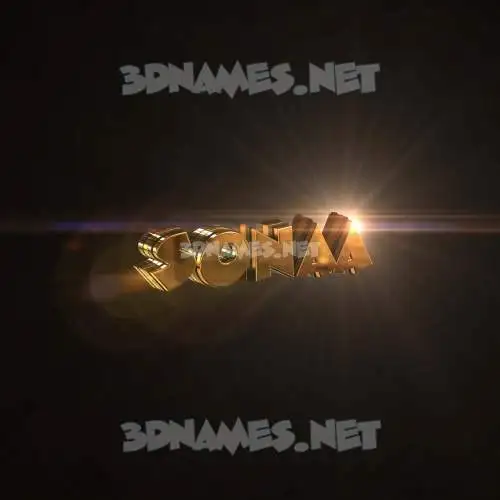 sonaa in Golden Sparkle style - 3D name wallpaper sonaa in Golden Sparkle style - 3D name wallpaper