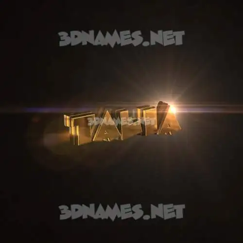 talia in Golden Sparkle style - 3D name wallpaper talia in Golden Sparkle style - 3D name wallpaper