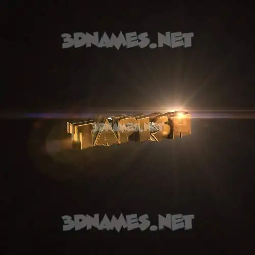 tapish in Golden Sparkle style - 3D name wallpaper tapish in Golden Sparkle style - 3D name wallpaper