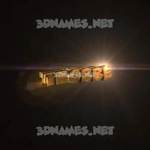 thorre in Golden Sparkle style - 3D name wallpaper thorre in Golden Sparkle style - 3D name wallpaper