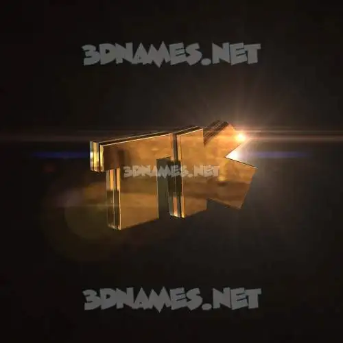 tk in Golden Sparkle style - 3D name wallpaper tk in Golden Sparkle style - 3D name wallpaper