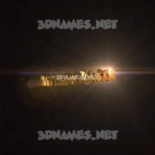 trayambak in Golden Sparkle style - 3D name wallpaper trayambak in Golden Sparkle style - 3D name wallpaper