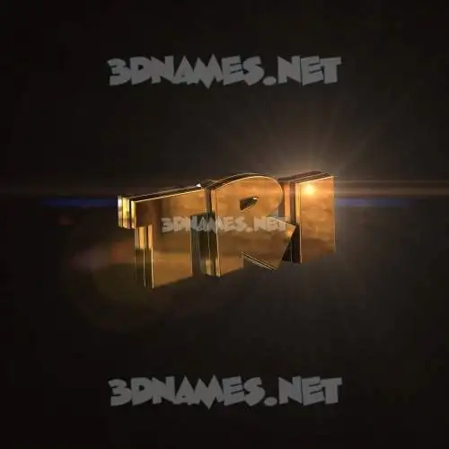 tri in Golden Sparkle style - 3D name wallpaper tri in Golden Sparkle style - 3D name wallpaper