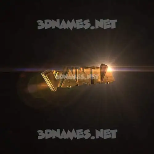 vania in Golden Sparkle style - 3D name wallpaper vania in Golden Sparkle style - 3D name wallpaper