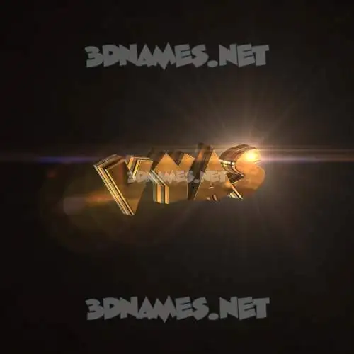 vyas in Golden Sparkle style - 3D name wallpaper vyas in Golden Sparkle style - 3D name wallpaper