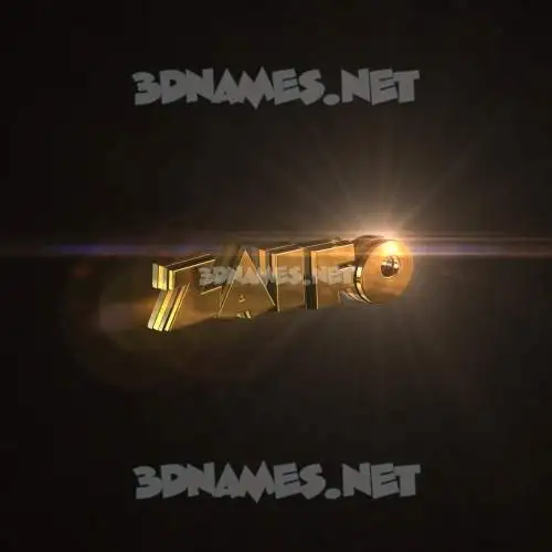 zaifo in Golden Sparkle style - 3D name wallpaper zaifo in Golden Sparkle style - 3D name wallpaper