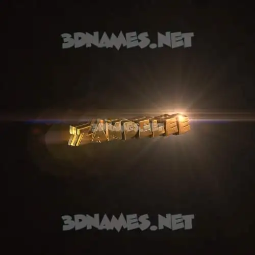 zandelee in Golden Sparkle style - 3D name wallpaper zandelee in Golden Sparkle style - 3D name wallpaper