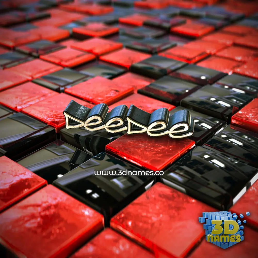 deedee in Red Checkered style - 3D name wallpaper deedee in Red Checkered style - 3D name wallpaper