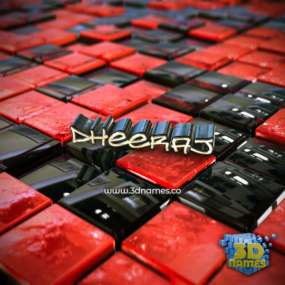 dheeraj in Red Checkered style - 3D name wallpaper dheeraj in Red Checkered style - 3D name wallpaper