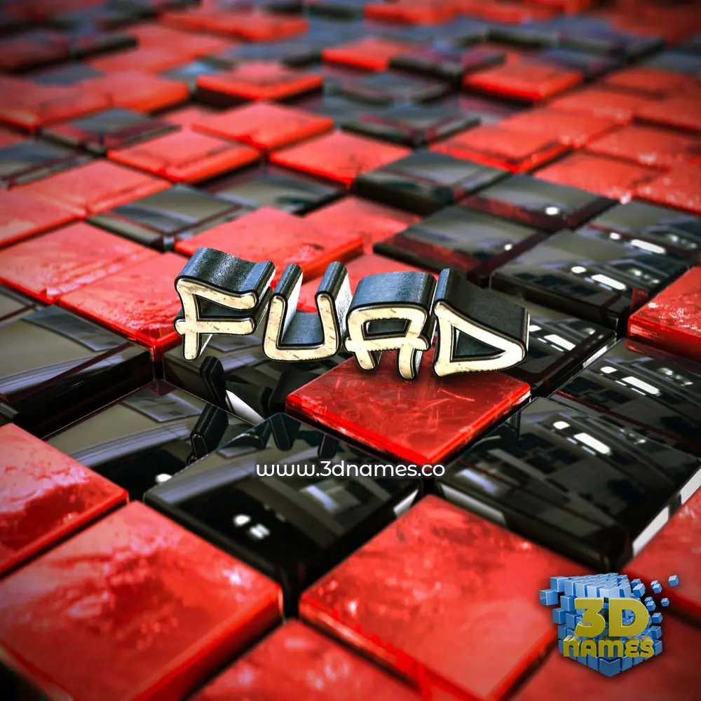 fuad in Red Checkered style - 3D name wallpaper fuad in Red Checkered style - 3D name wallpaper