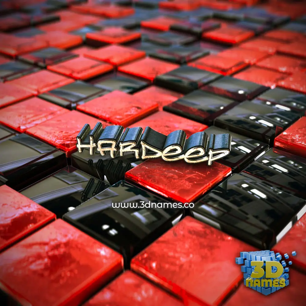 hardeep in Red Checkered style - 3D name wallpaper hardeep in Red Checkered style - 3D name wallpaper