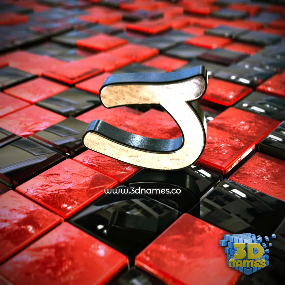 j in Red Checkered style - 3D name wallpaper j in Red Checkered style - 3D name wallpaper