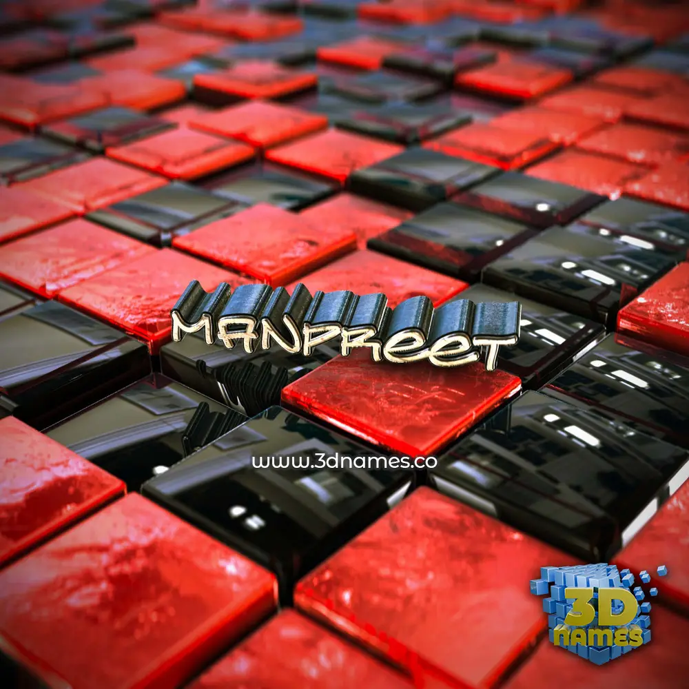 manpreet in Red Checkered style - 3D name wallpaper manpreet in Red Checkered style - 3D name wallpaper