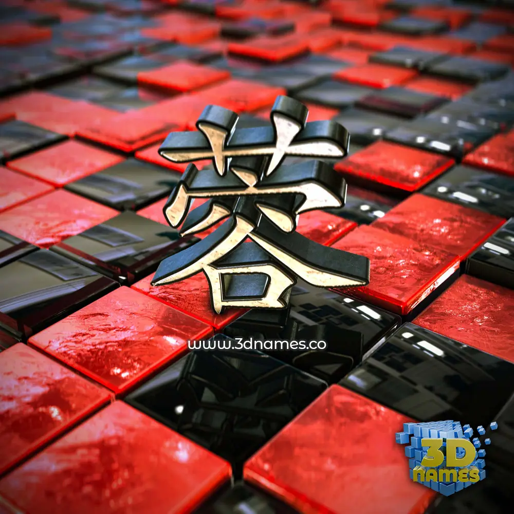 蓉 in Red Checkered style - 3D name wallpaper 蓉 in Red Checkered style - 3D name wallpaper