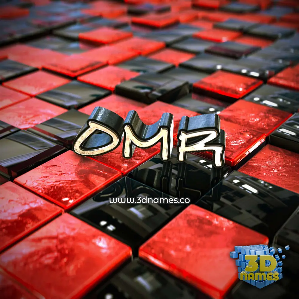 omr in Red Checkered style - 3D name wallpaper omr in Red Checkered style - 3D name wallpaper