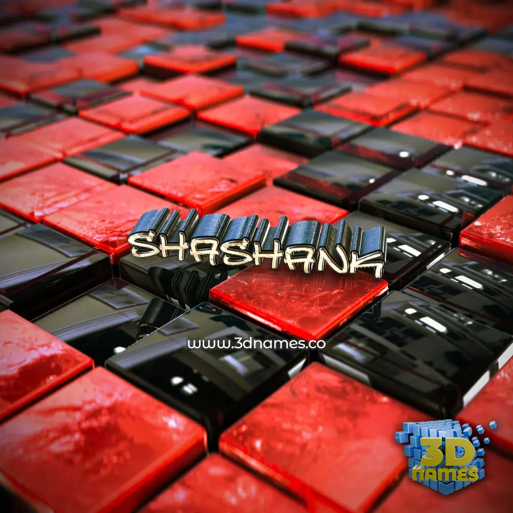 shashank in Red Checkered style - 3D name wallpaper shashank in Red Checkered style - 3D name wallpaper