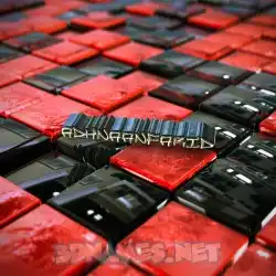 adhnaanfarid in Red Checkered style - 3D name wallpaper