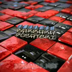 barbara pusateri in Red Checkered style - 3D name wallpaper
