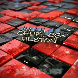 charles alston in Red Checkered style - 3D name wallpaper