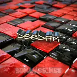 deedar in Red Checkered style - 3D name wallpaper