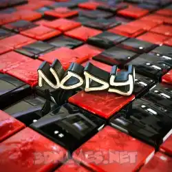 nody in Red Checkered style - 3D name wallpaper