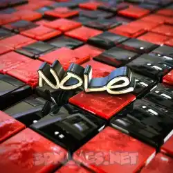 nole in Red Checkered style - 3D name wallpaper