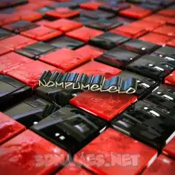 nompumelelo in Red Checkered style - 3D name wallpaper