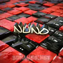 nuno in Red Checkered style - 3D name wallpaper