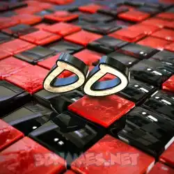 oo in Red Checkered style - 3D name wallpaper