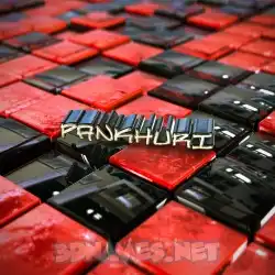 pankhuri in Red Checkered style - 3D name wallpaper