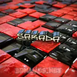 sarada in Red Checkered style - 3D name wallpaper