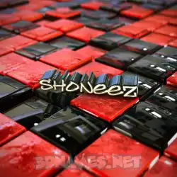 shoneez in Red Checkered style - 3D name wallpaper