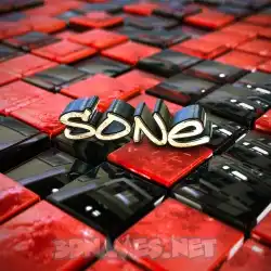 sone in Red Checkered style - 3D name wallpaper