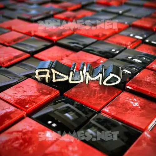 adumo in Red Checkered style - 3D name wallpaper adumo in Red Checkered style - 3D name wallpaper