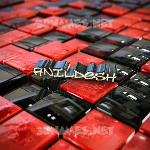 anildesh in Red Checkered style - 3D name wallpaper anildesh in Red Checkered style - 3D name wallpaper