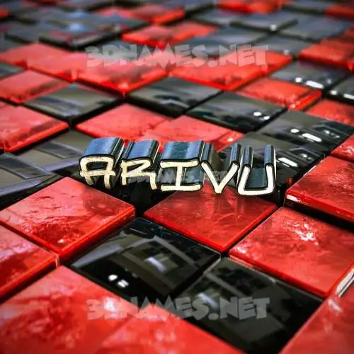 arivu in Red Checkered style - 3D name wallpaper arivu in Red Checkered style - 3D name wallpaper