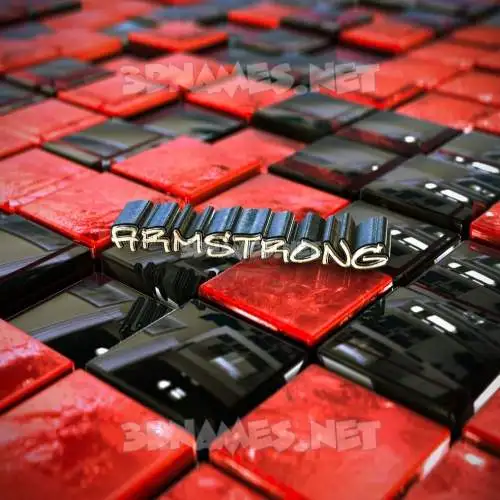 armstrong in Red Checkered style - 3D name wallpaper armstrong in Red Checkered style - 3D name wallpaper