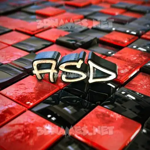 asd in Red Checkered style - 3D name wallpaper asd in Red Checkered style - 3D name wallpaper