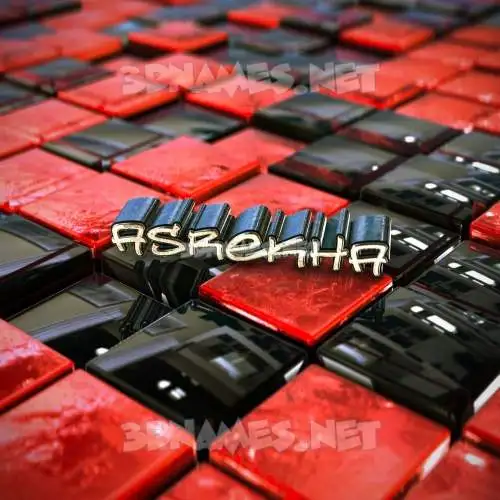 asrekha in Red Checkered style - 3D name wallpaper asrekha in Red Checkered style - 3D name wallpaper
