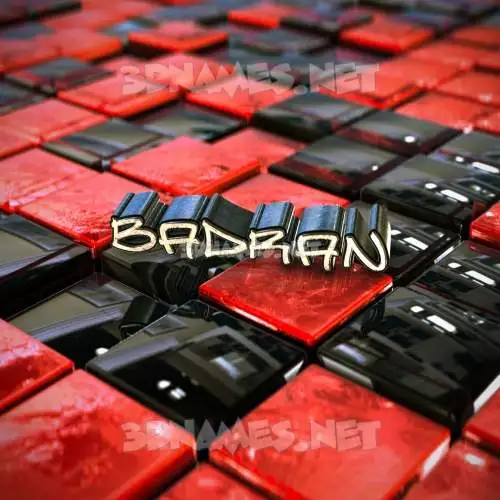 badran in Red Checkered style - 3D name wallpaper badran in Red Checkered style - 3D name wallpaper