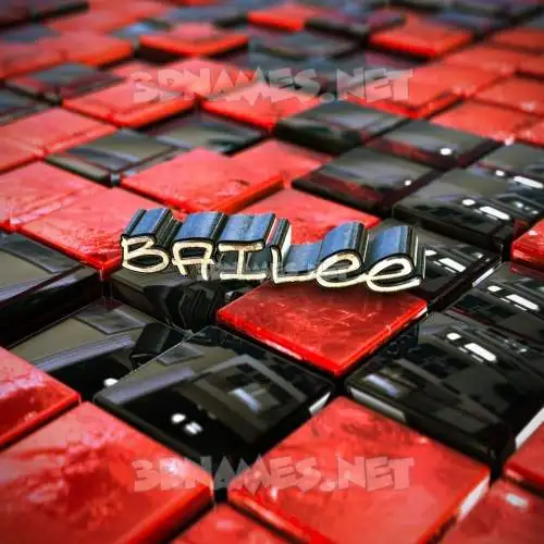 bailee in Red Checkered style - 3D name wallpaper bailee in Red Checkered style - 3D name wallpaper