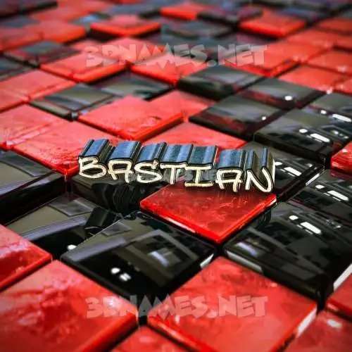 bastian in Red Checkered style - 3D name wallpaper bastian in Red Checkered style - 3D name wallpaper