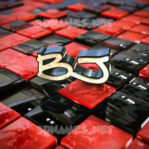 bj in Red Checkered style - 3D name wallpaper bj in Red Checkered style - 3D name wallpaper