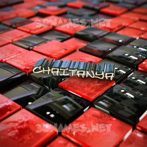 chaitanya in Red Checkered style - 3D name wallpaper chaitanya in Red Checkered style - 3D name wallpaper