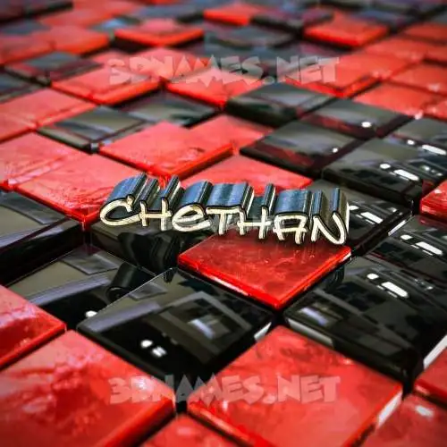 chethan in Red Checkered style - 3D name wallpaper chethan in Red Checkered style - 3D name wallpaper