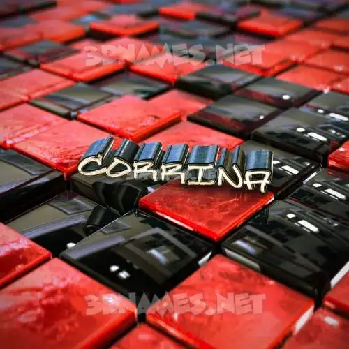 corrina in Red Checkered style - 3D name wallpaper corrina in Red Checkered style - 3D name wallpaper