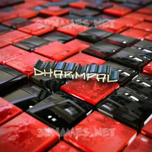 dharmpal in Red Checkered style - 3D name wallpaper dharmpal in Red Checkered style - 3D name wallpaper