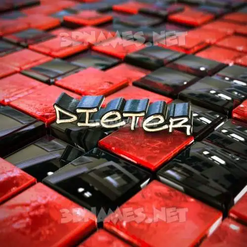 dieter in Red Checkered style - 3D name wallpaper dieter in Red Checkered style - 3D name wallpaper